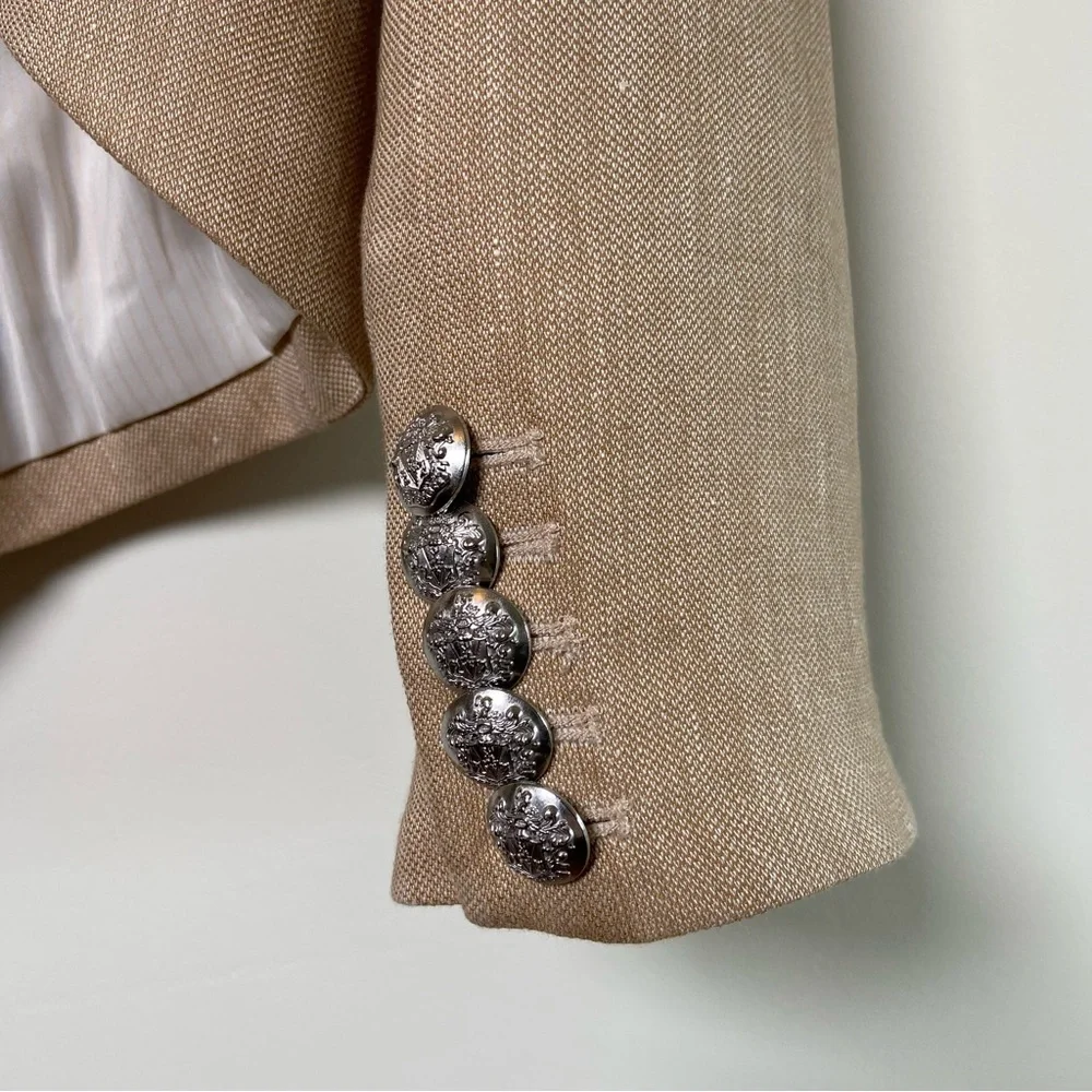 Veronica Beard Hosanna Linen Dickey Jacket - Picture 5 of 9